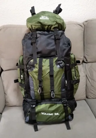 Mochila 90+10L Gran Capacidad Senderismo