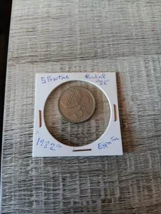 Moneda de colección Carlos III 1982

