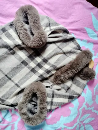 Capa El Corte Inglés cuadros gris