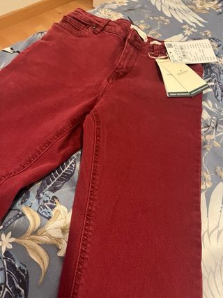 Pantalón Springfield Talla 34 Rojo 