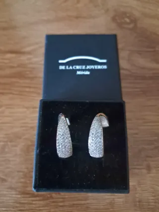 Pendientes Aro Plata Ley 925