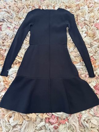 Vestido  negro manga larga