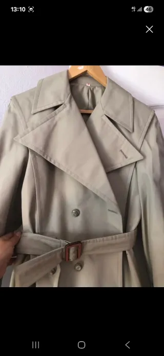 Gabardina Beige Años 70