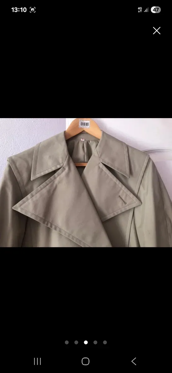 Gabardina Beige Años 70