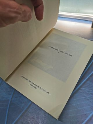 ANATOMIA DE LA MELANCOLIA ROBERT BURTON, 2 VOLUMENES- tomo I y II
