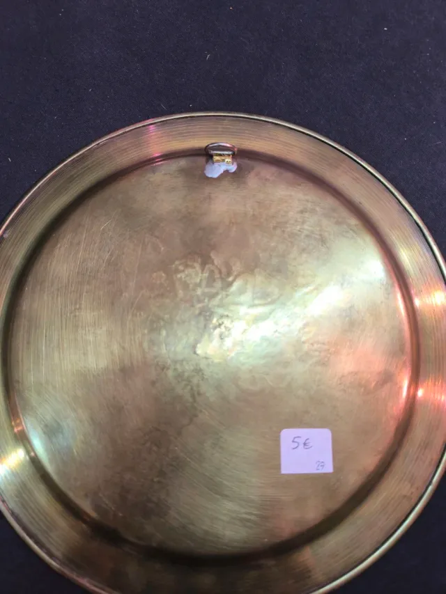 Plato decorativo vintage marroquí