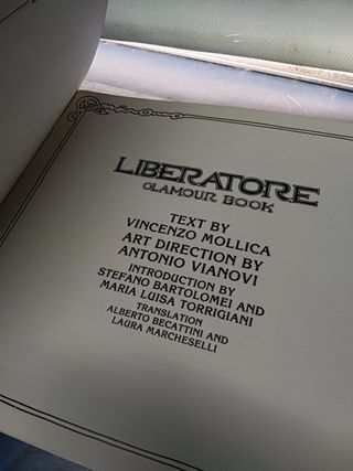 comic, ilustraciones, LIBERATORE GLAMOUR BOOK - TEXTO EN ITALIANO DE VICENZO MOLLICA, 1985