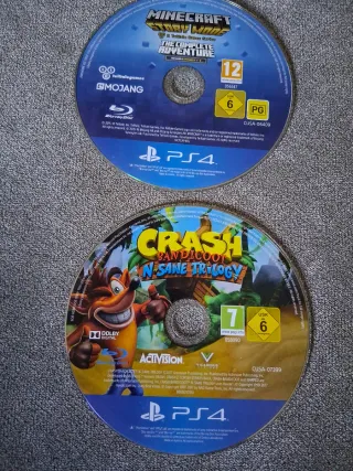 PS4: Crash Bandicoot y Minecraft