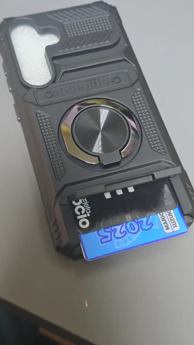 Funda Samsung S25 con Anillo y Soporte