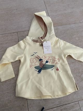 Sudadera Mi Canesu con capucha y estampado