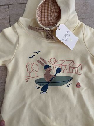 Sudadera Mi Canesu con capucha y estampado