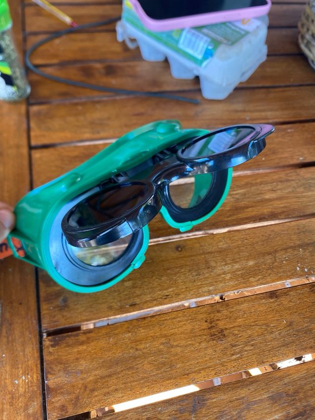 Gafas de soplete verdes