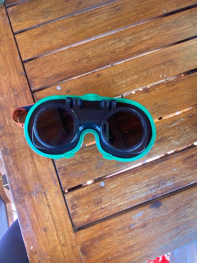 Gafas de soplete verdes