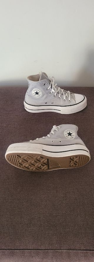 Converse grises talla 36.5