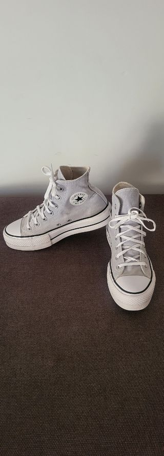 Converse grises talla 36.5