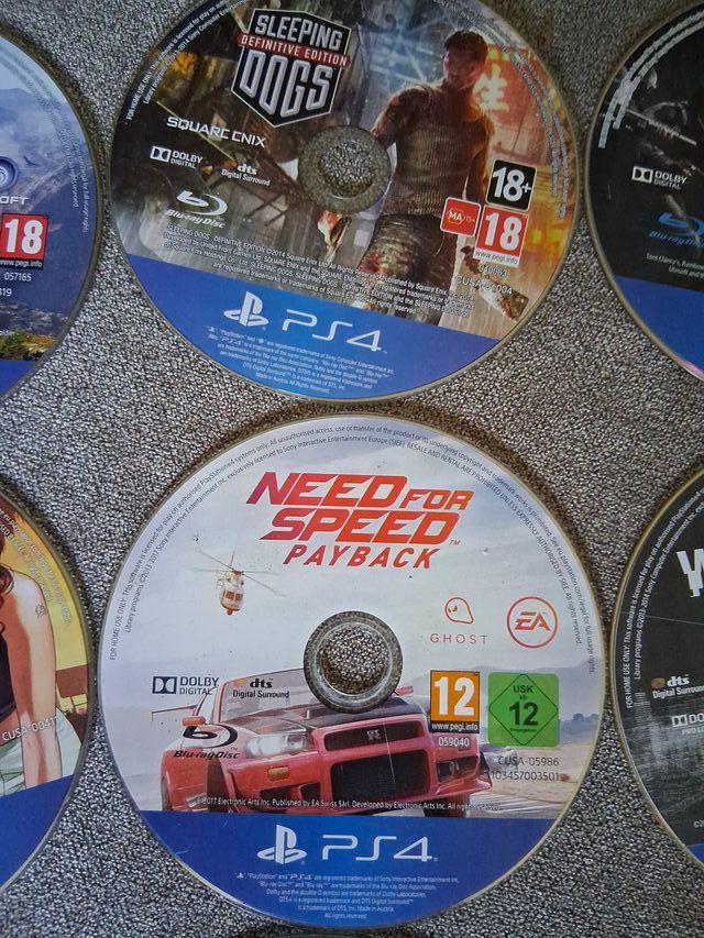 Pack 7 Videojuegos PS4: Ghost Recon, NFS, Horizon