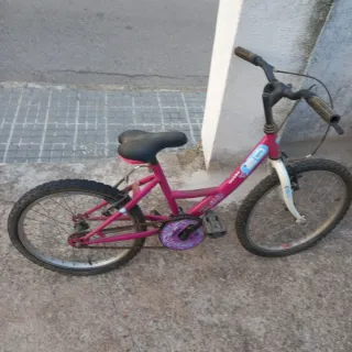 Bicicleta infantil rosa