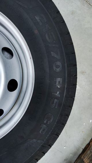 Rueda repuesto autocaravana/furgoneta