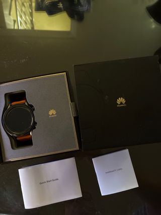 Reloj Huawei Negro y Marrón