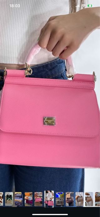 Bolso Dolce & Gabbana Rosa y Dorado
