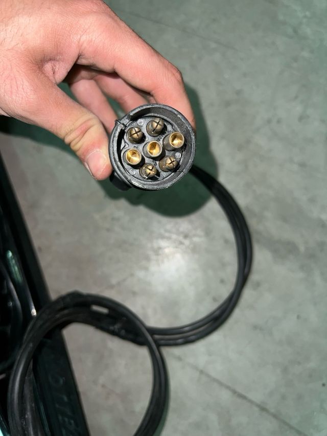 Portamatrículas con luz para remolque y similares