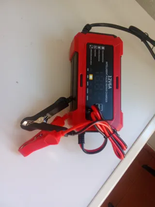 Cargador Batería Coche Moto Inteligente 12V 
