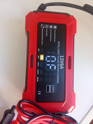Cargador Batería Coche Moto Inteligente 12V 
