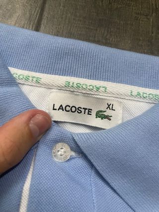 Polo Lacoste Azul Vintage