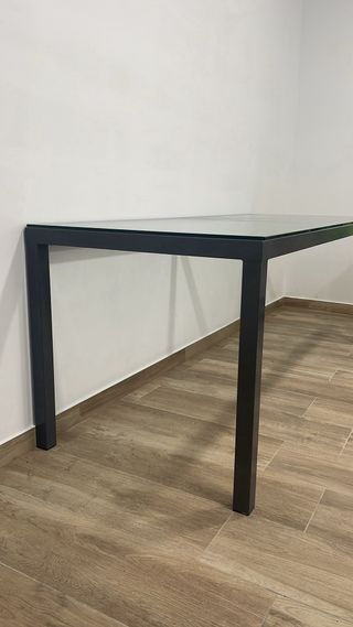 2 Mesas de oficina cristal