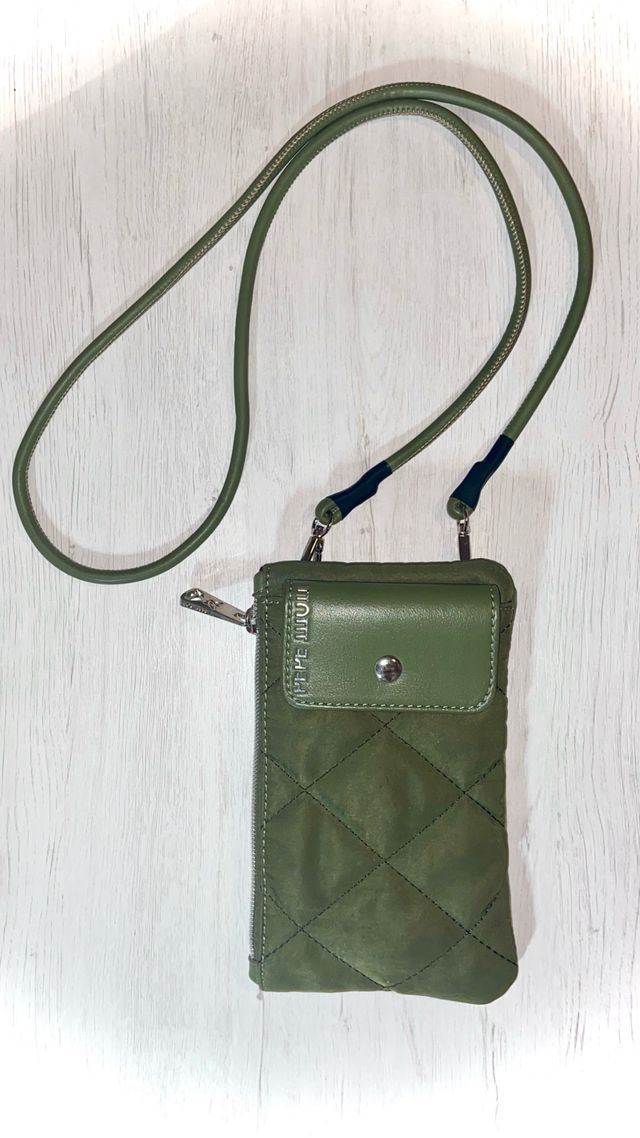 Bolso móvil Pepe Moll verde acolchado