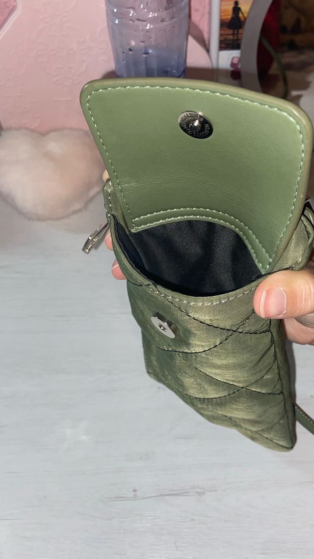 Bolso móvil Pepe Moll verde acolchado