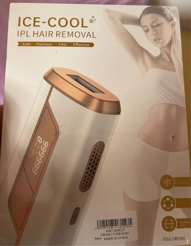 ICE-COOL Depiladora IPL Oro/Blanco