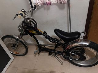 Bicicleta Chopper Negra