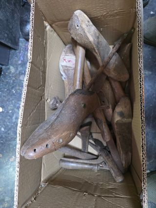 Herramientas antiguas de zapatero