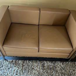 Sofá de Dos Plazas Piel