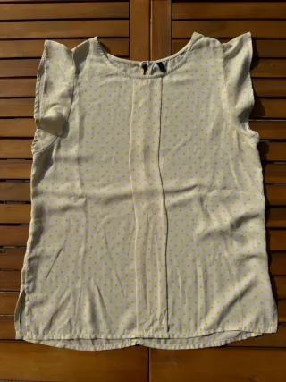 Camicetta Benetton pois gialli