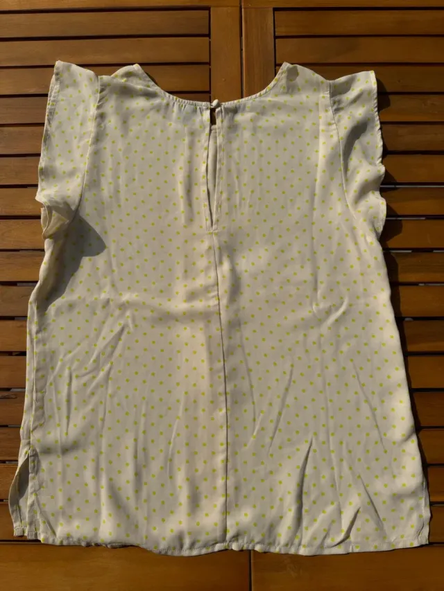 Camicetta Benetton pois gialli