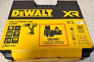 Taladro Atornillador DeWalt 18V XR 1.3Ah
