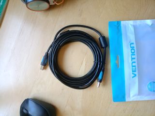 Cable impresora -escaner a USB A, 5 metros long