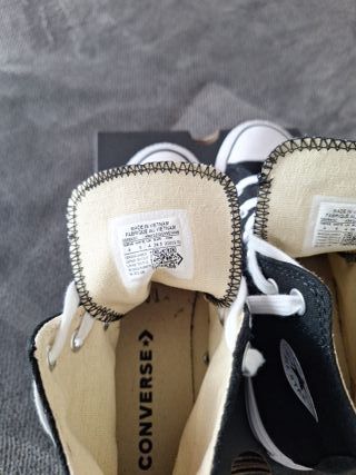 Zapatillas Converse Bota Negras Talla [Talla]