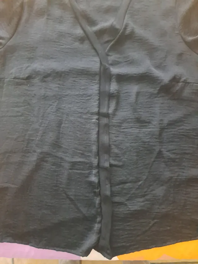 Camisa Violeta Negra Mujer