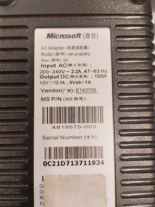 Xbox 360.No enciende.Para piezas.