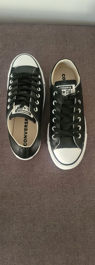 Zapatillas Converse Negras Talla 37.5