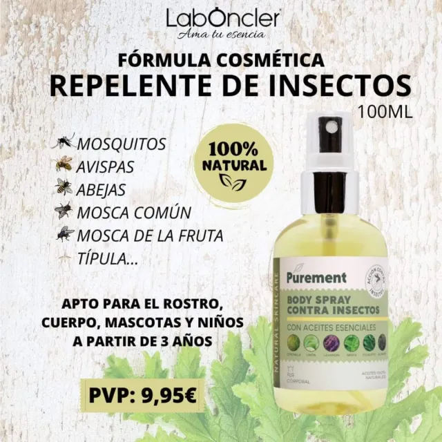 Repelente de Insectos Purement 100ml