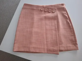 Falda Mango Invierno Rosa