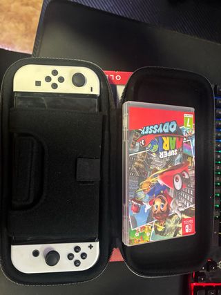 Nintendo Switch OLED BLANCA + Super Mario Odyssey