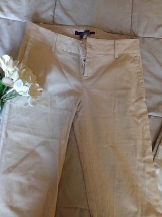 Pantalón Zara Talla 34 Beige