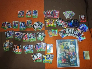 Gran lote de cromos de fútbol Megacracks