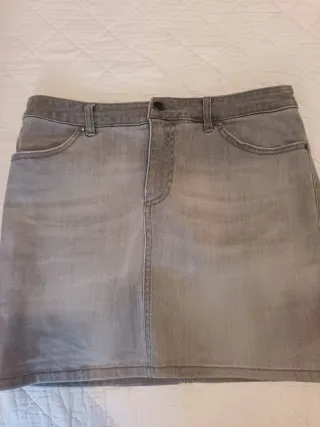 Minifalda gris H&M