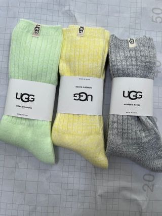 3 Pares Calcetines UGG Mujer Talla Única
